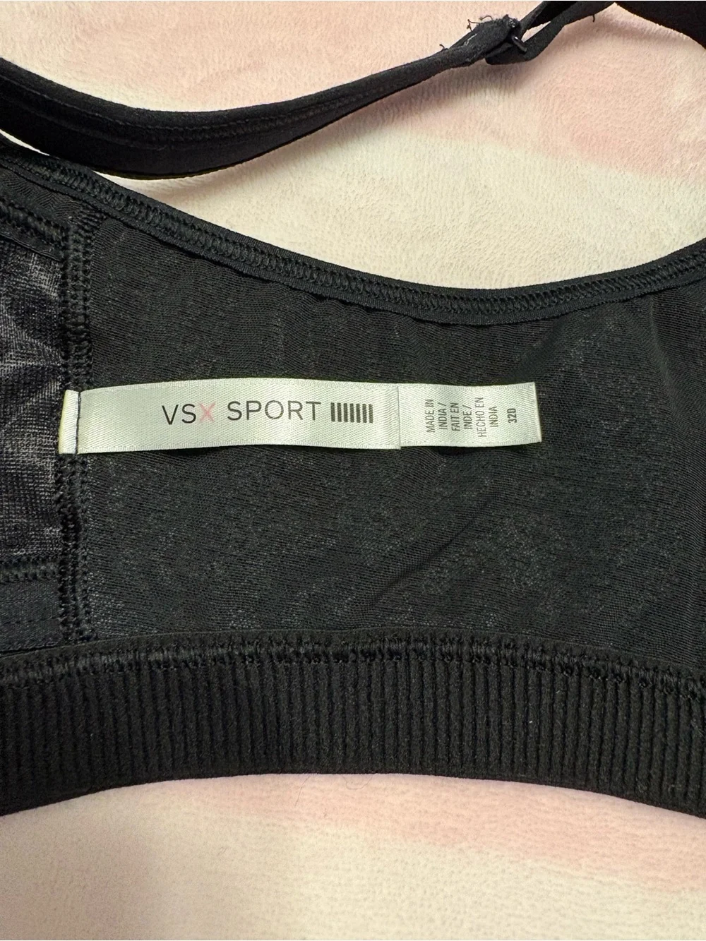 VSX Front-Zip High-Impact Sports Bra in Heather Gray and Black